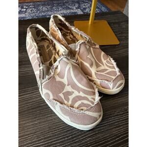 BCBGMaxAzria x Keds Abstract Flower Neutral Tone Sneakers Sz. 8